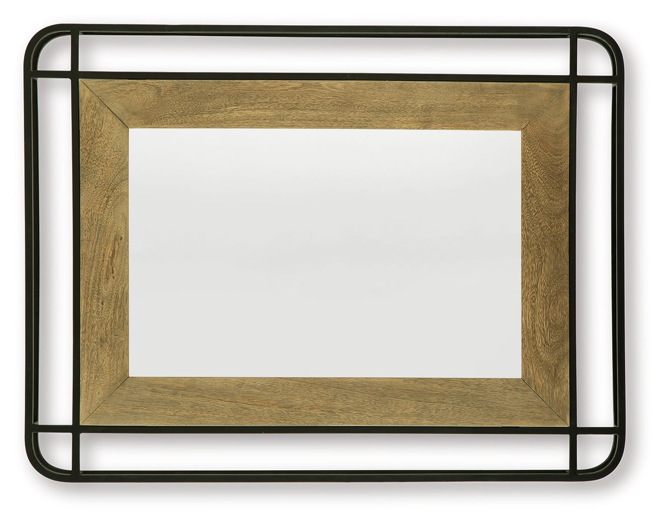 Beelman - Miroir Accent - Noir / Marron