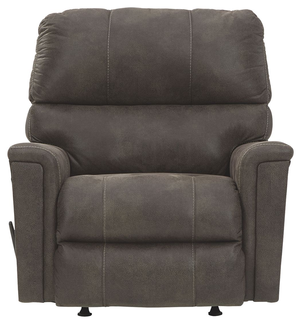 Navi - Fauteuil inclinable à bascule - Similicuir - Fumé
