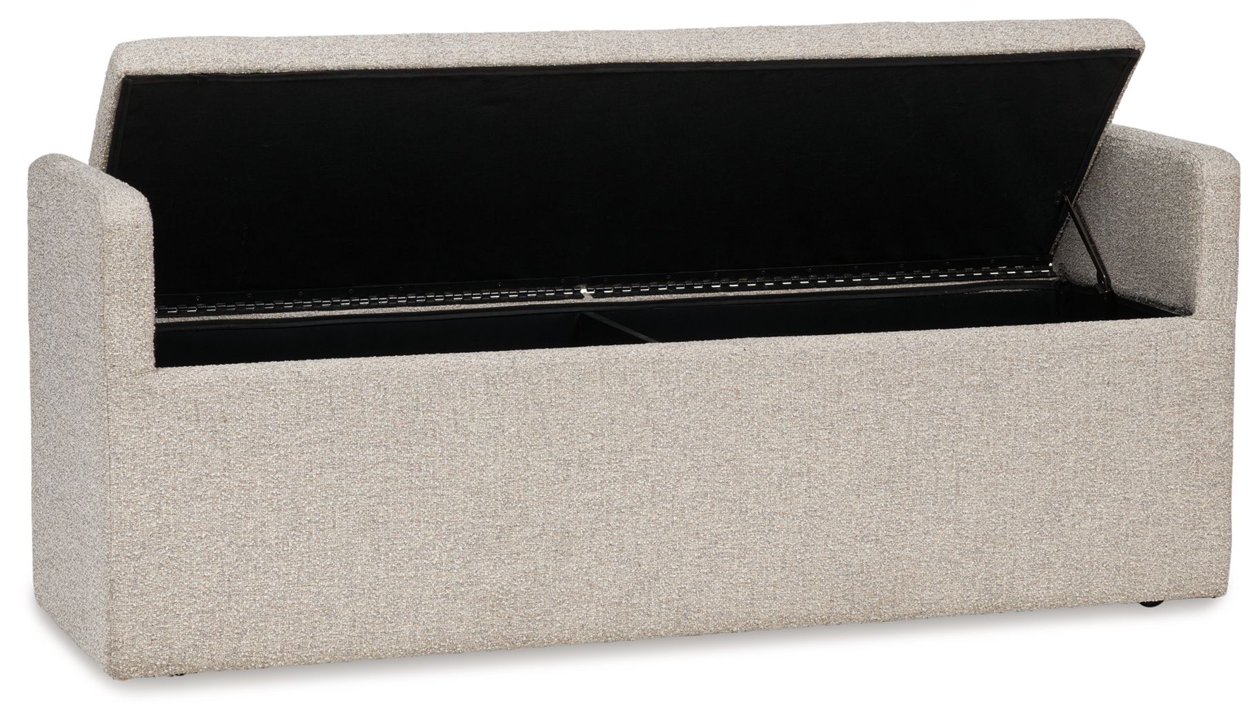 Galliden - Grande banquette de salle à manger capitonnée - Beige
