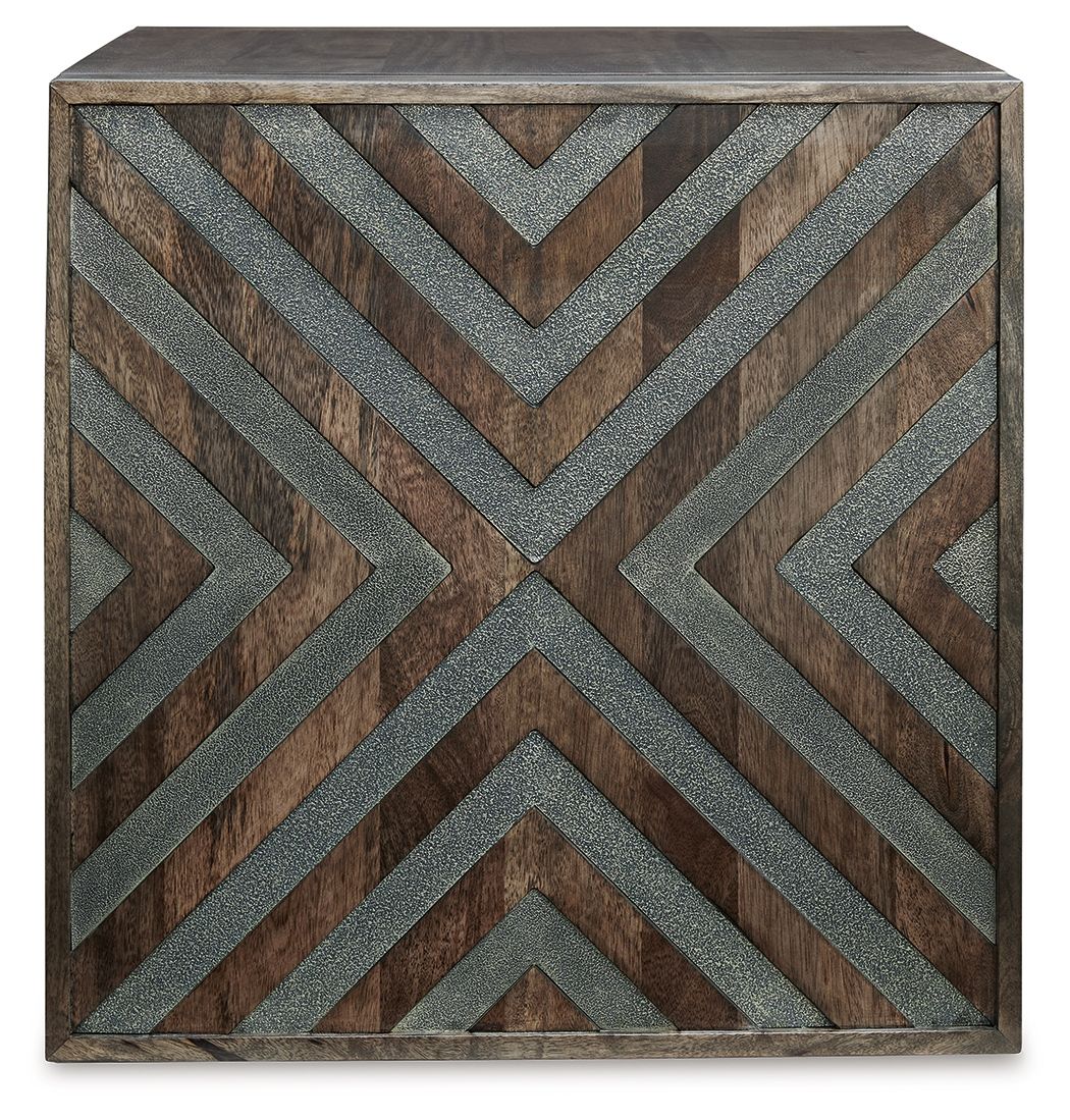 Dreggan - Table d'appoint carrée - Marron