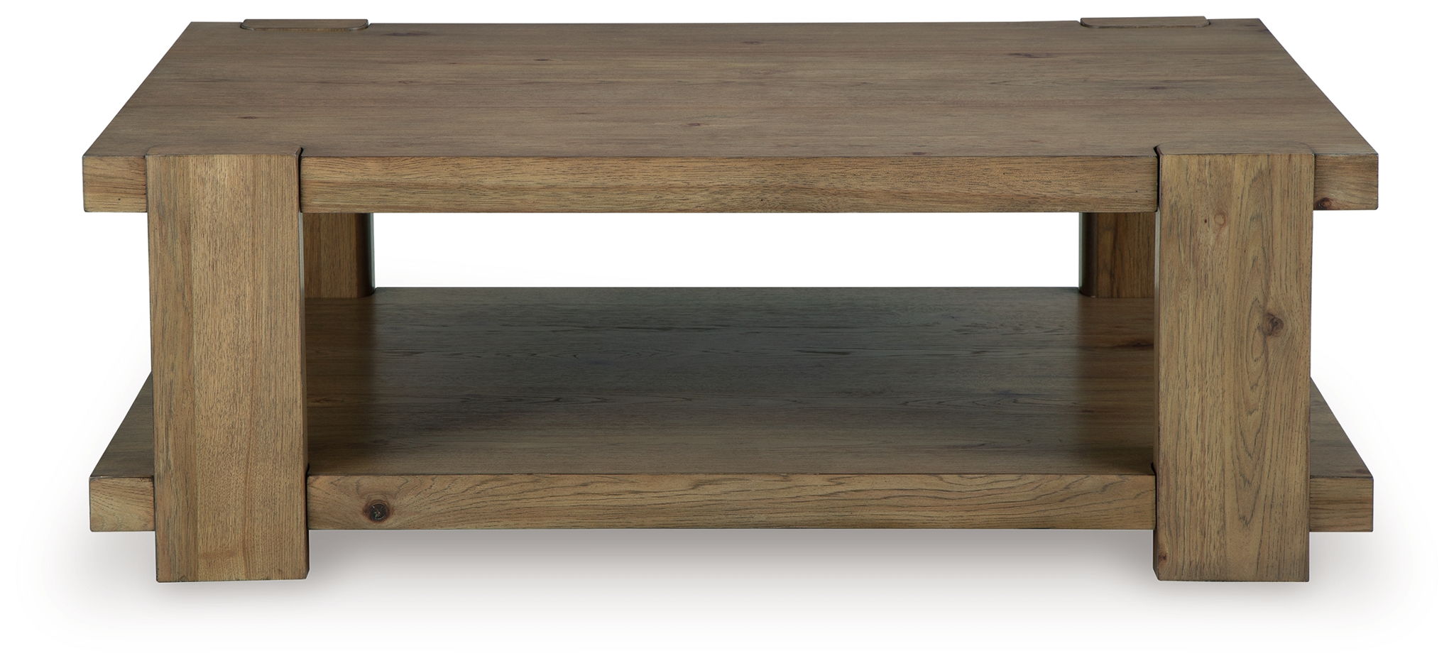 Flangren - Table Basse Rectangulaire - Marron Clair