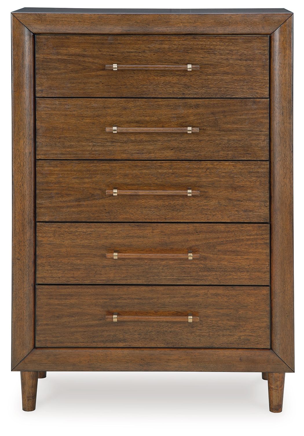 Lyncott - Commode à cinq tiroirs - Marron