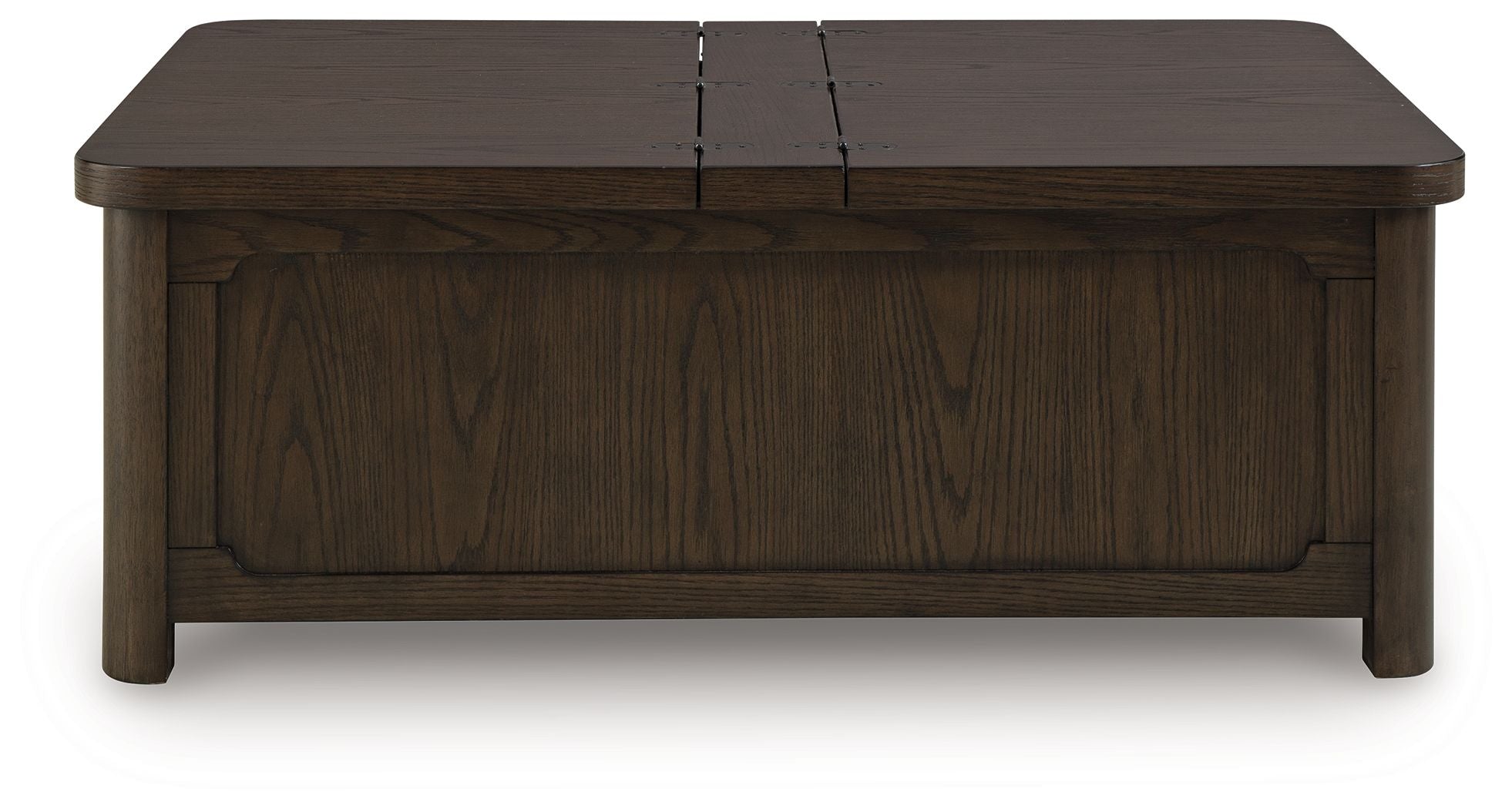 Breckington - Table Basse avec Rangement - Marron Foncé