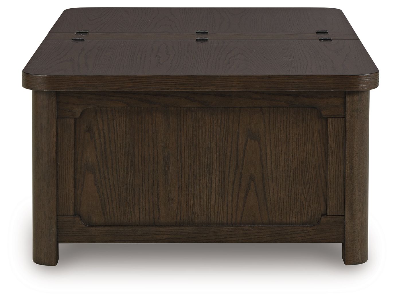 Breckington - Table Basse avec Rangement - Marron Foncé