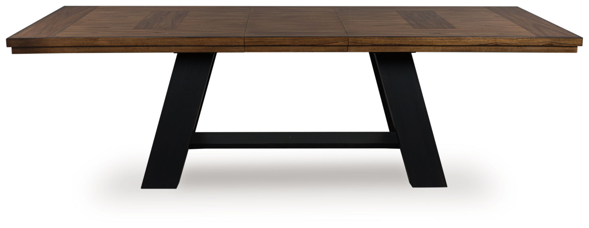 Greddinton - Table à rallonge - Marron / Noir