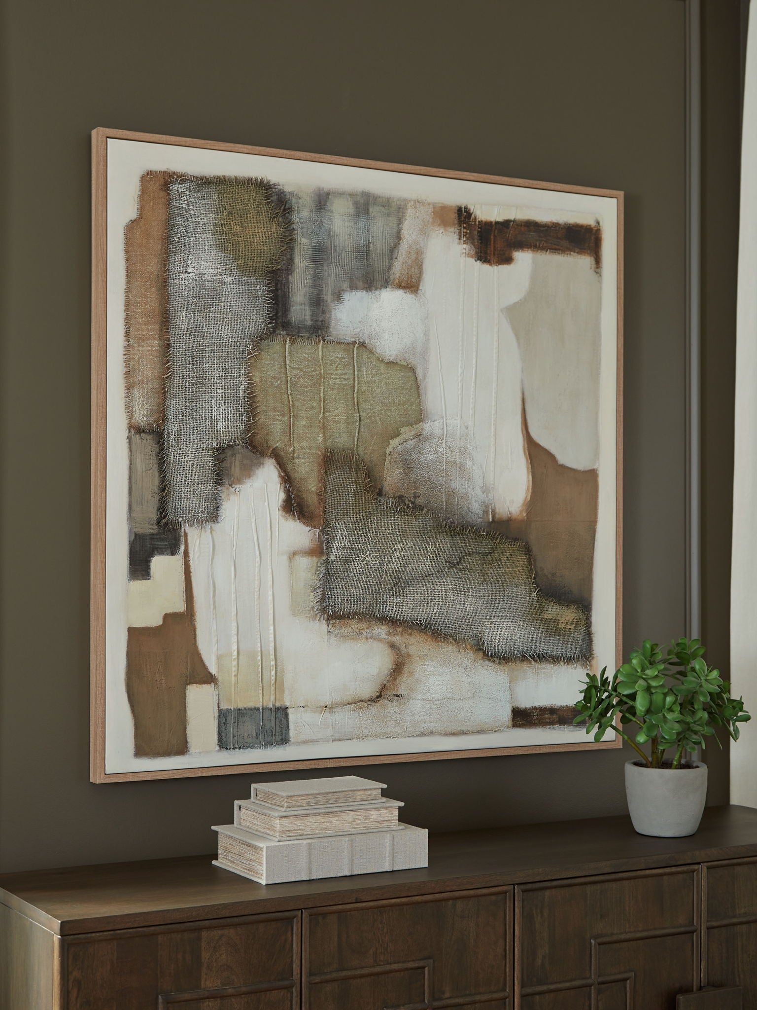 Wylander - Décoration Murale - Beige / Marron / Gris