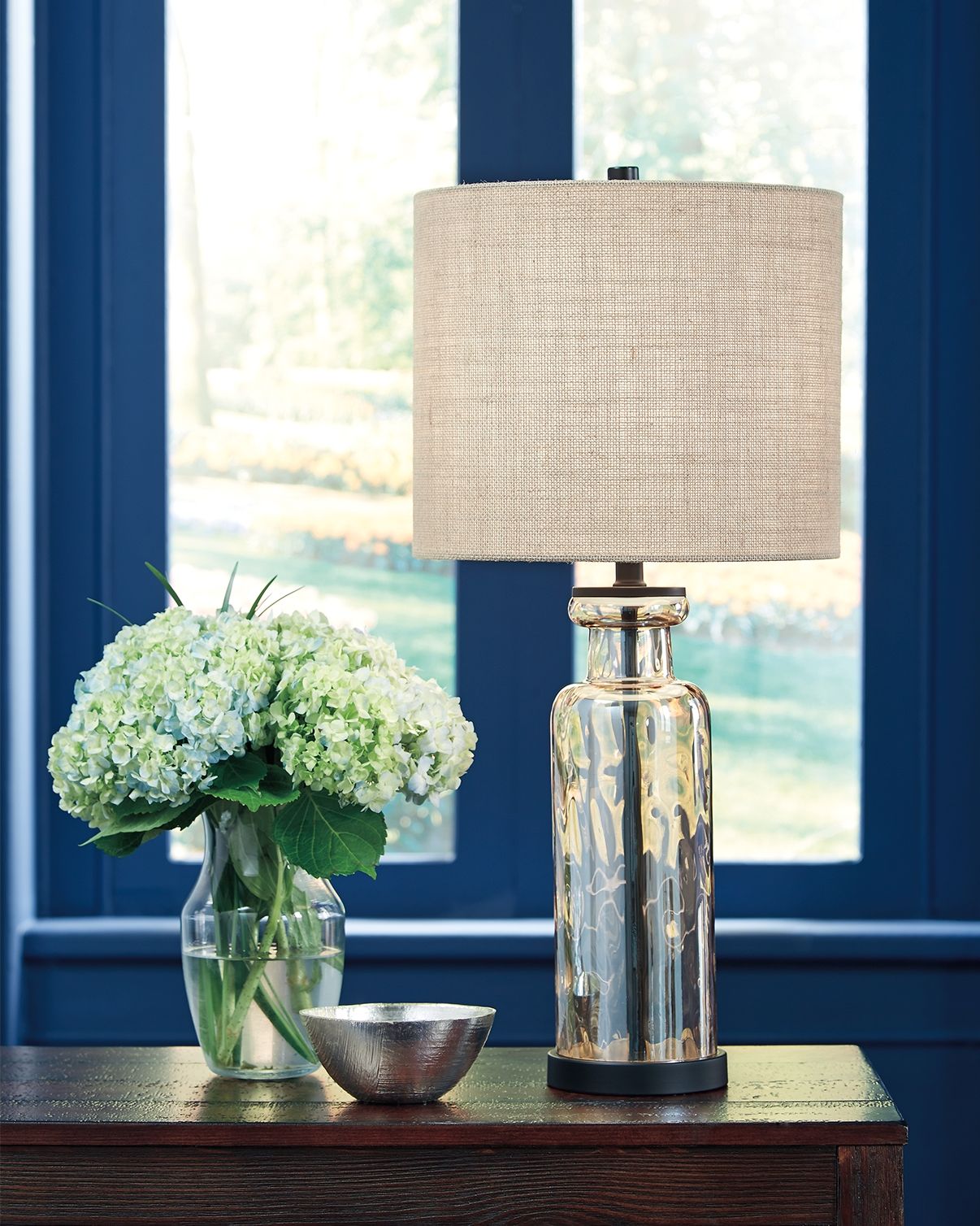 Laurentia - Lampe de table en verre - Champagne
