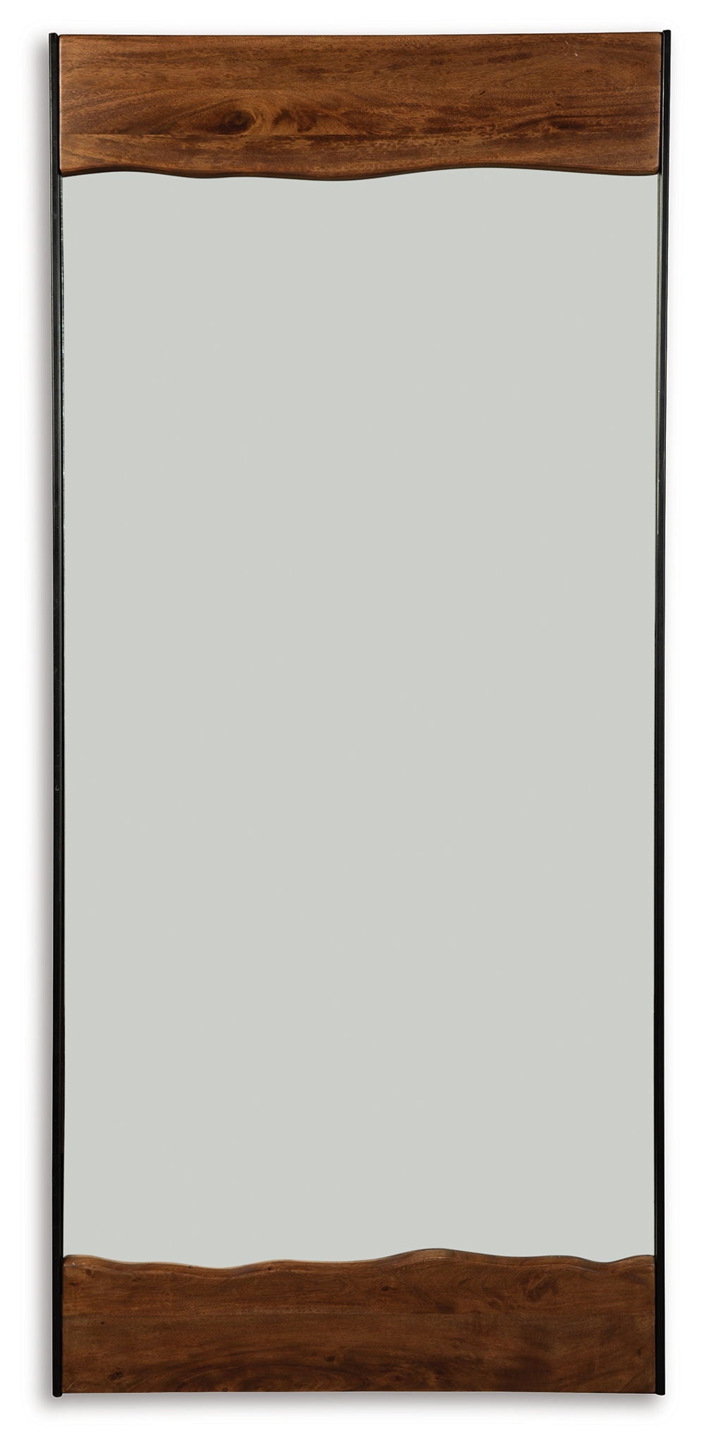 Panchali - Miroir sur pied - Marron / Noir