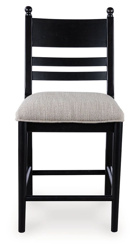 Greddinton - Tabourets de bar rembourrés (lot de 2)