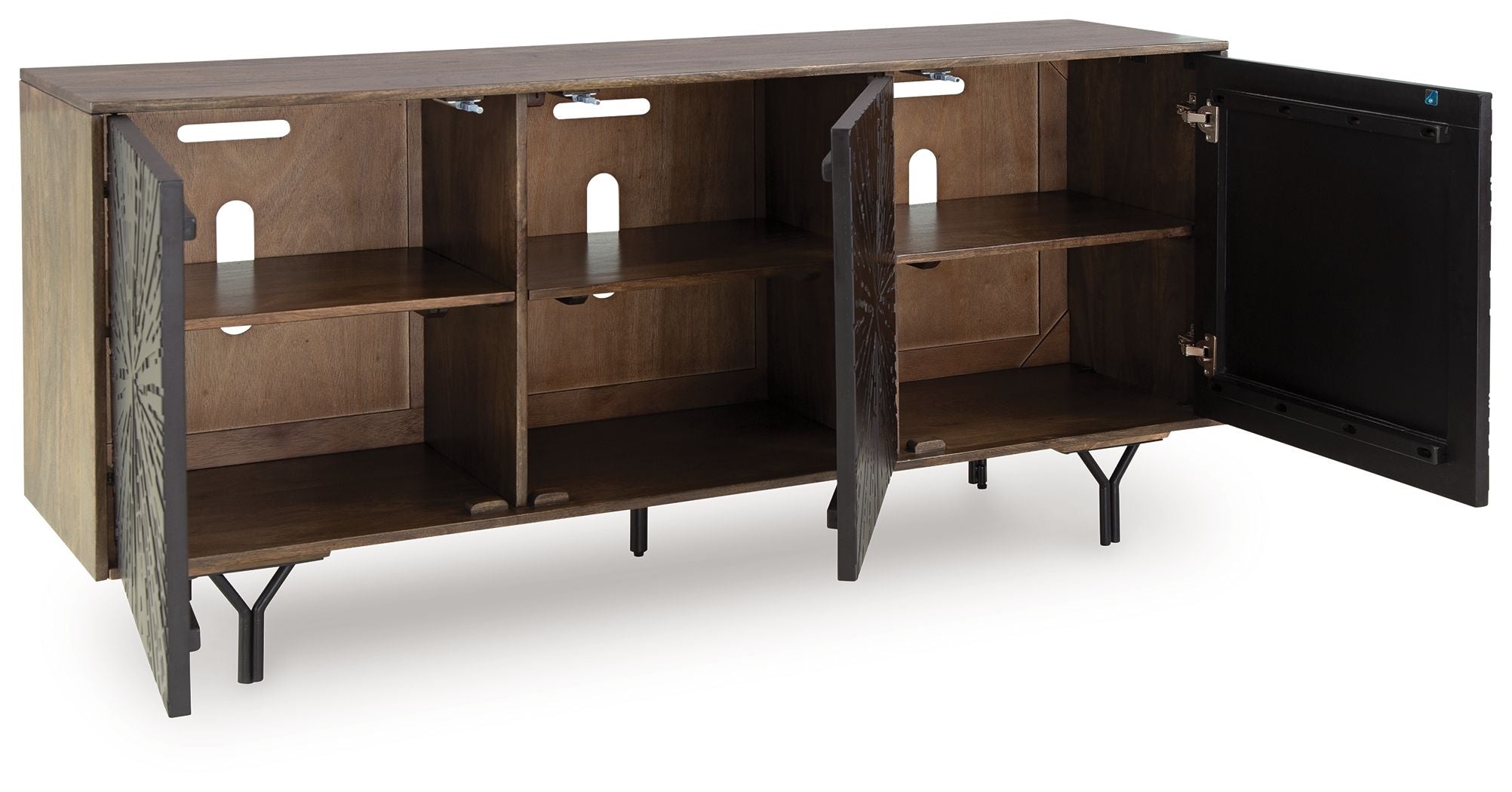 Lavinmont - Armoire d'appoint - Marron multicolore