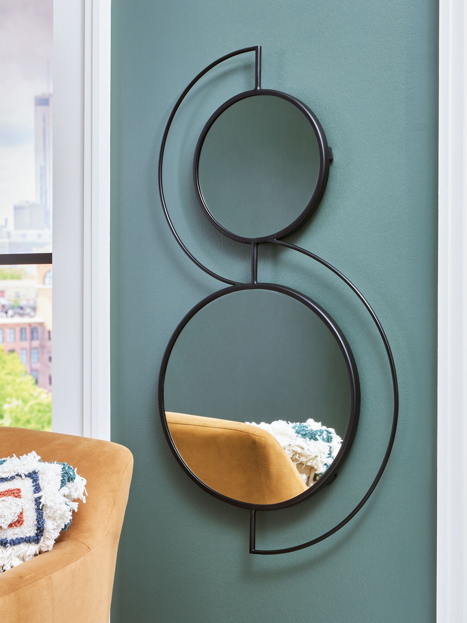 Shayham - Miroir d'appoint - Noir