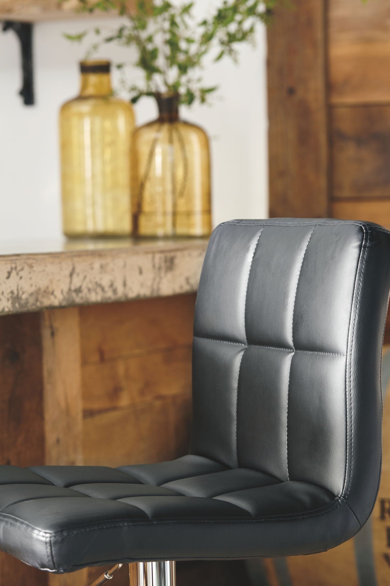 Bellatier - Tabouret de bar réglable en hauteur (Lot de 2)