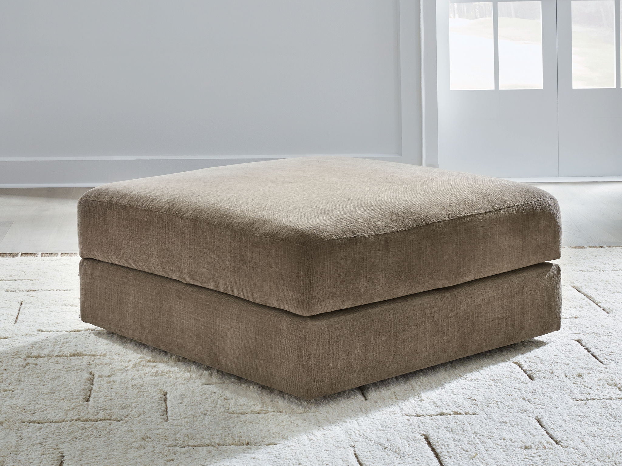 Camellia-Court - Pouf de rangement - Café
