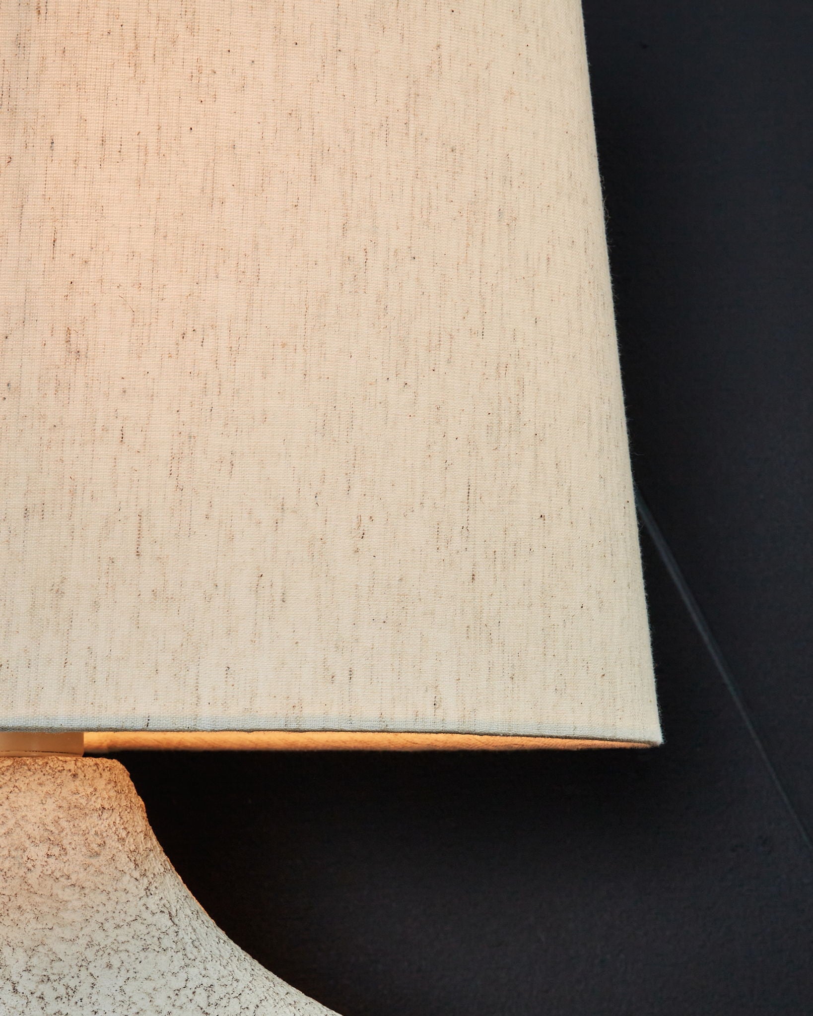Chadrich - Lampe de table en papier (lot de 2) - Beige antique
