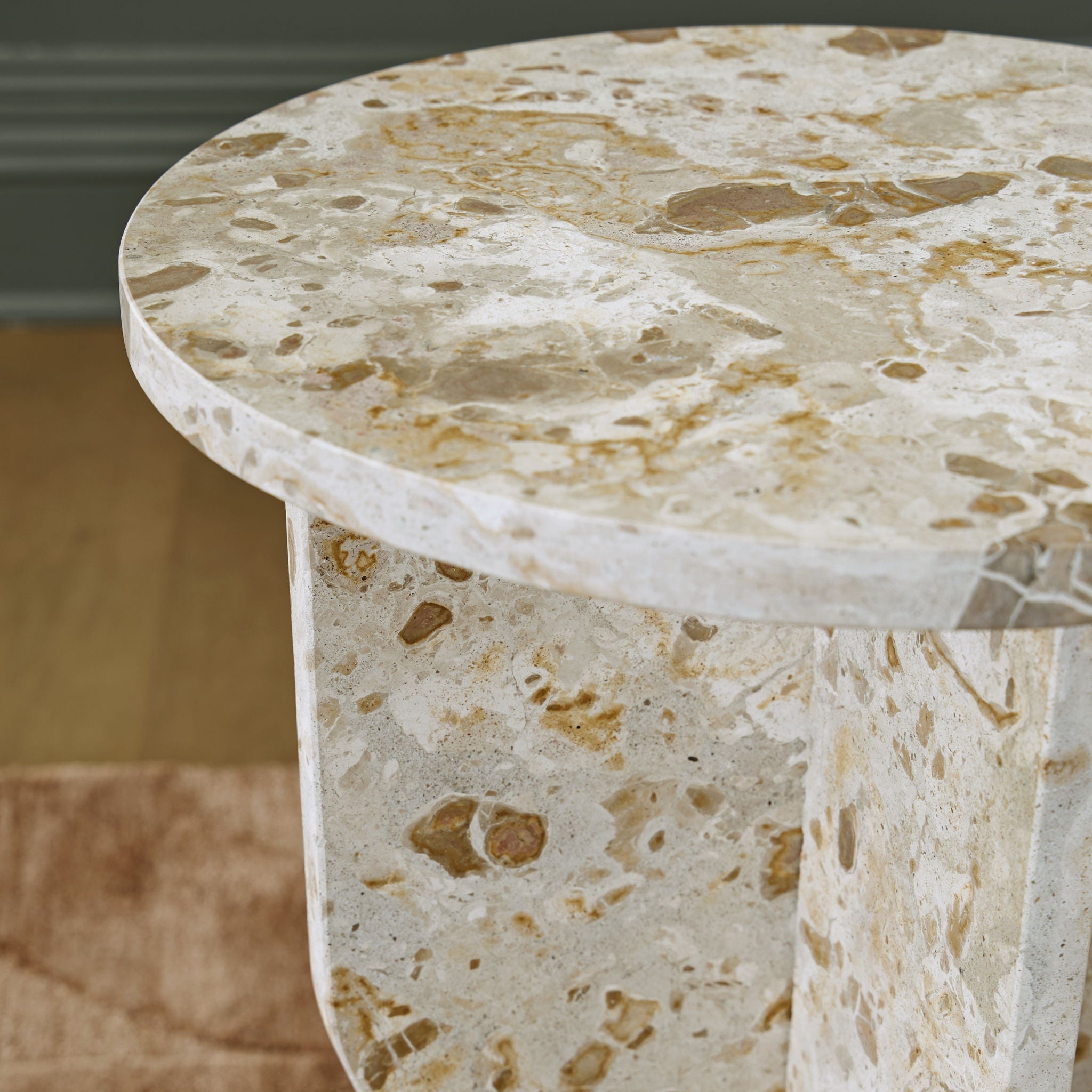 Treygan - Table d'appoint - Beige