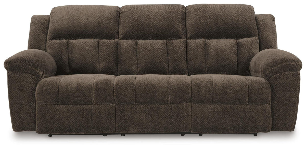 Frohn - Reclining Sofa - Chocolate - Fabric