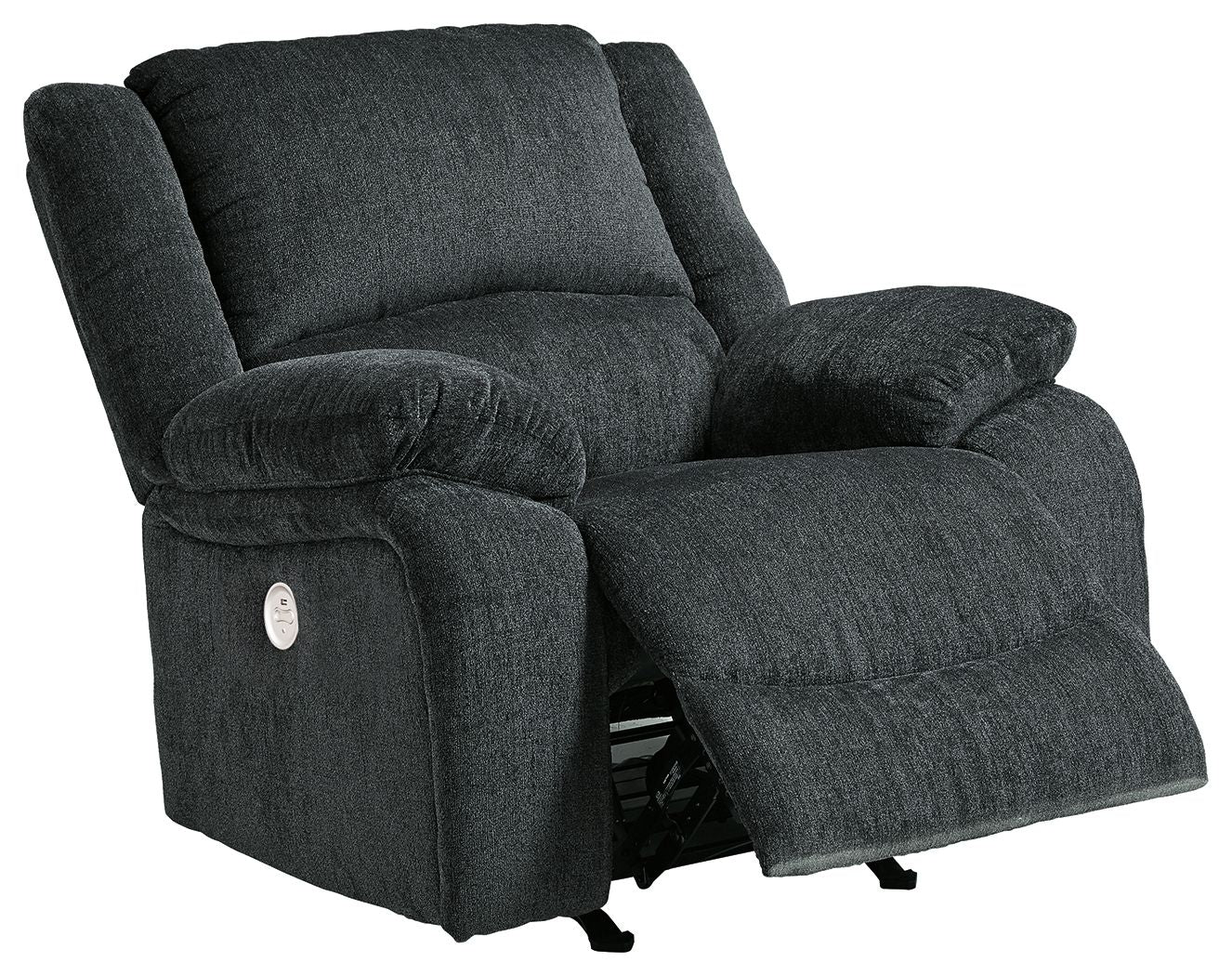 Draycoll - Fauteuil inclinable électrique - Tissu - Ardoise