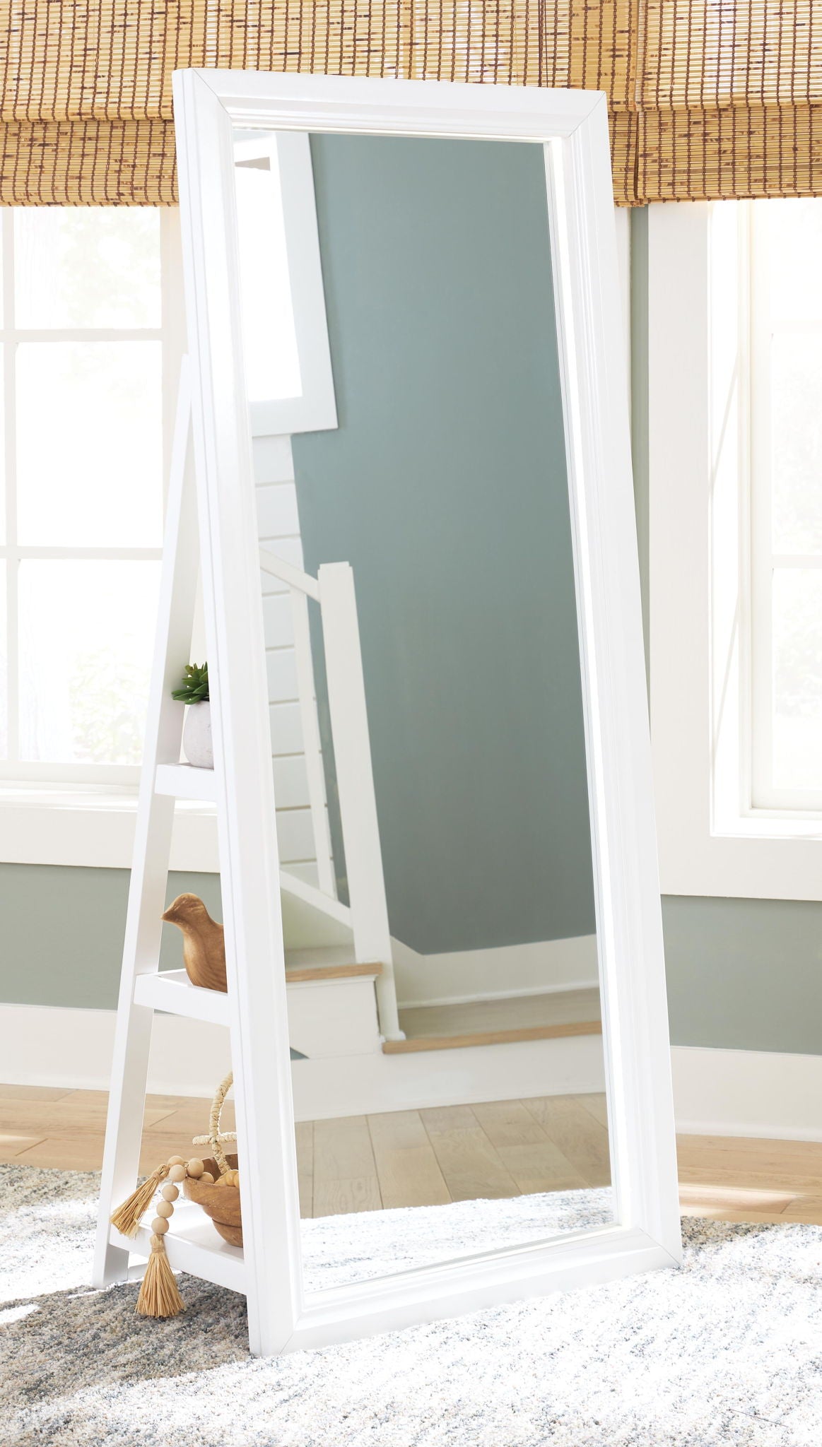 Evesen - Miroir/Rangement sur Pied