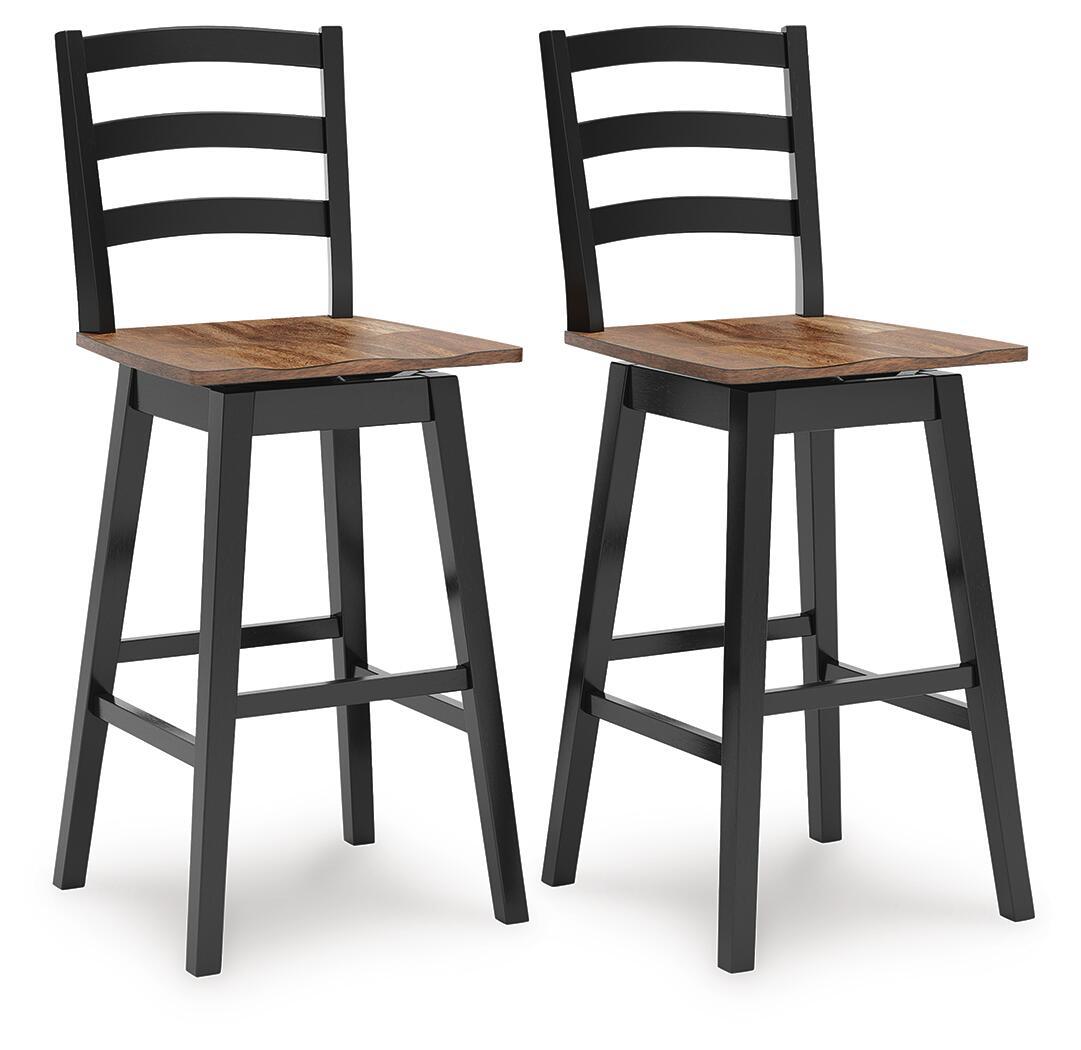 Wildenauer - Tabouret pivotant (Lot de 2)