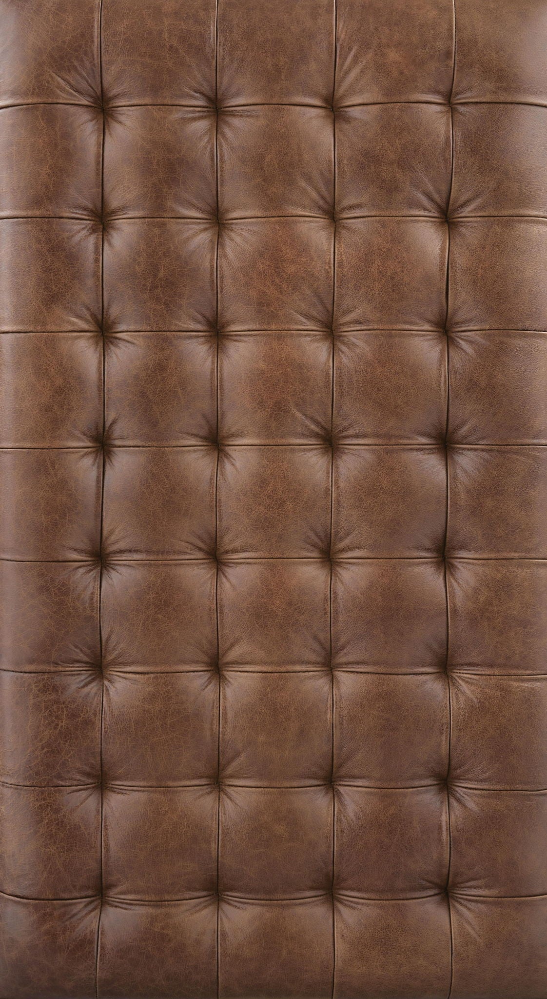 Junsor - Pouf Ottoman - Brun / Noir