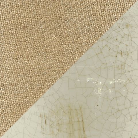 Emelda - Lampe de table en céramique - Crème
