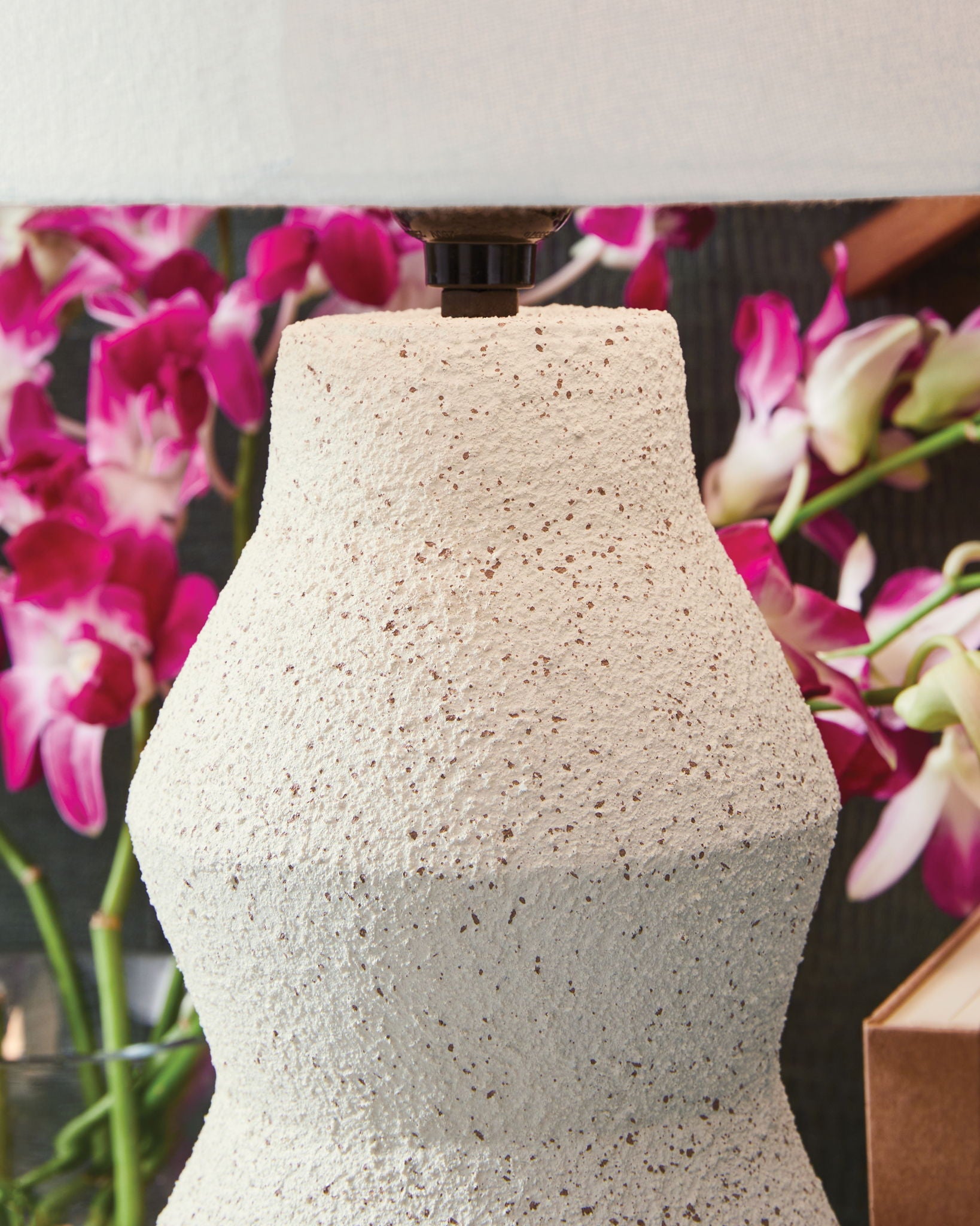 Dawthorne - Lampe de table en papier - Crème
