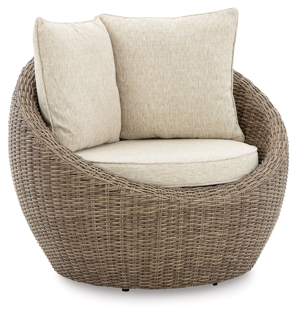 Danson - Fauteuil pivotant avec coussin