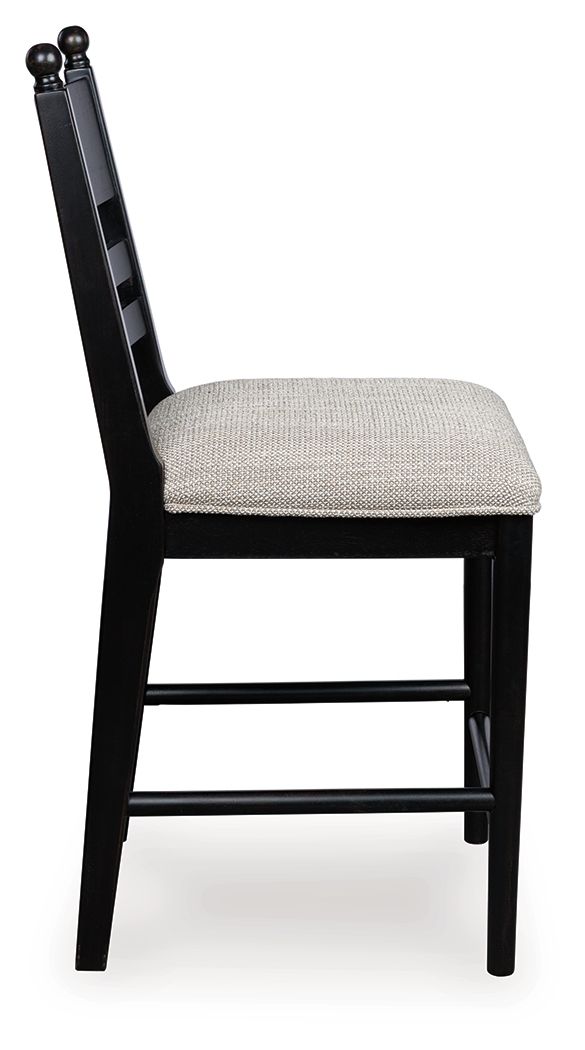 Greddinton - Tabourets de bar rembourrés (lot de 2)