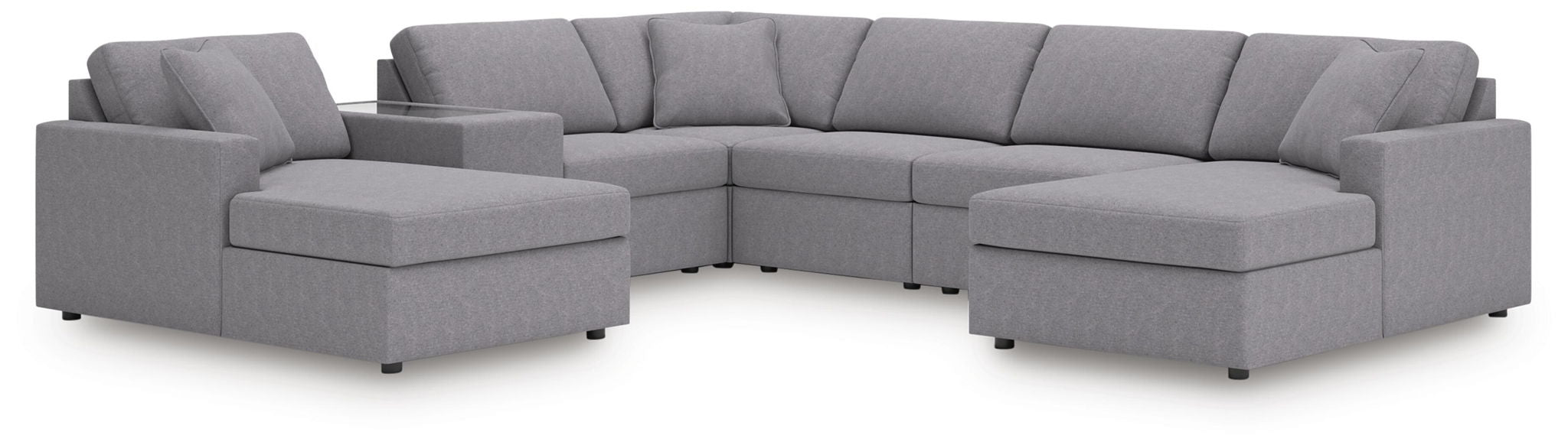 Modmax - U-Shaped Sectional - Granite