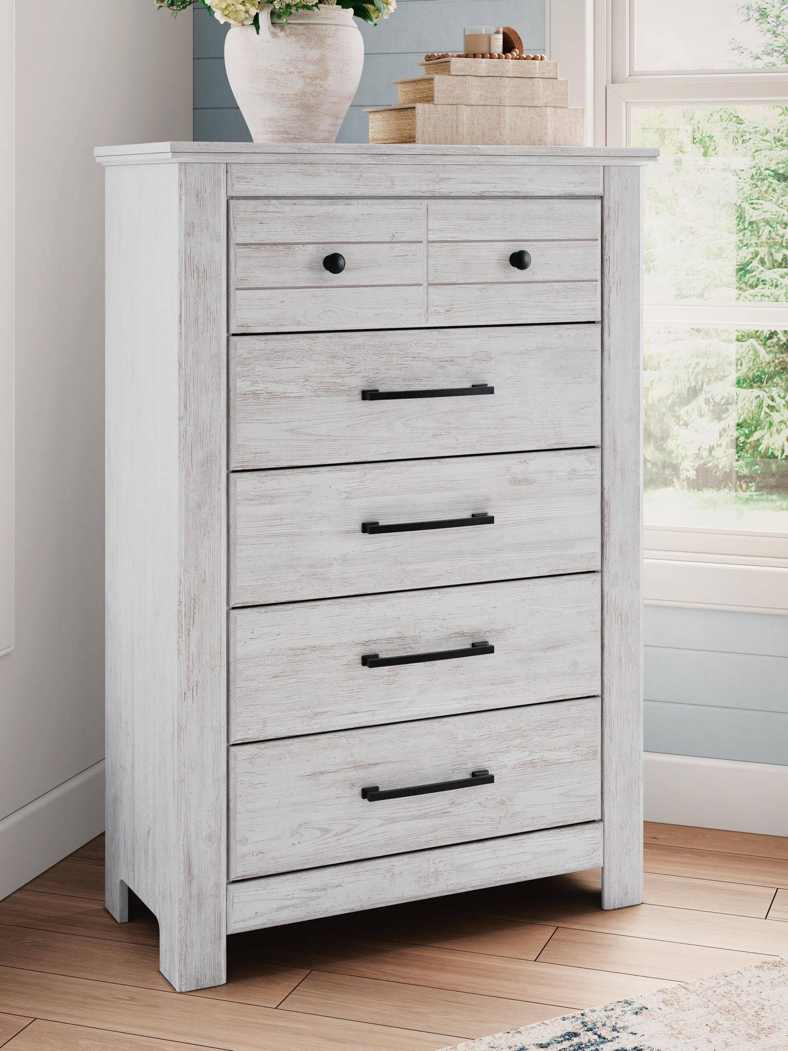 Makidern - Commode à cinq tiroirs