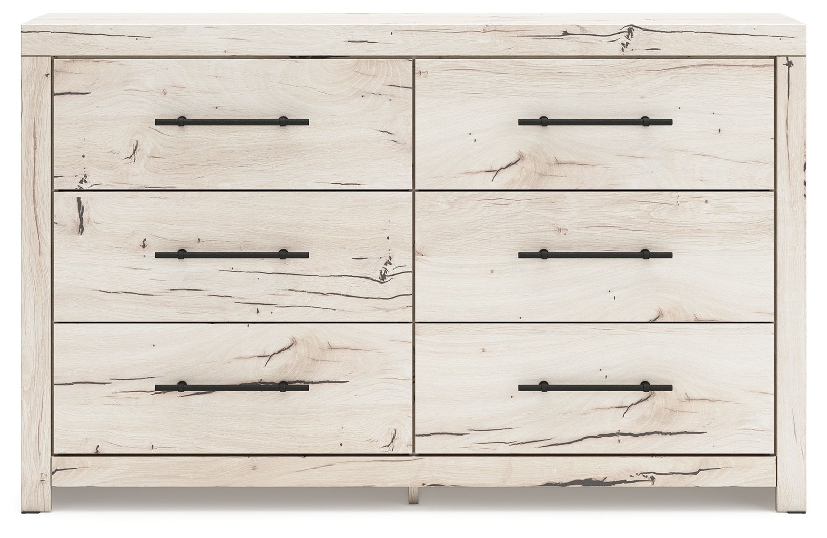 Lawroy - Commode à six tiroirs - Naturel clair