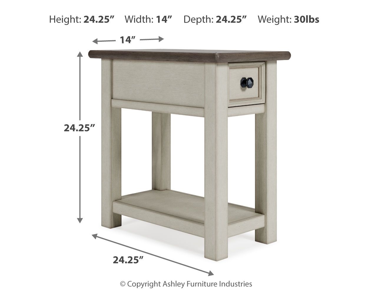 Bolanburg - Table d'appoint latérale