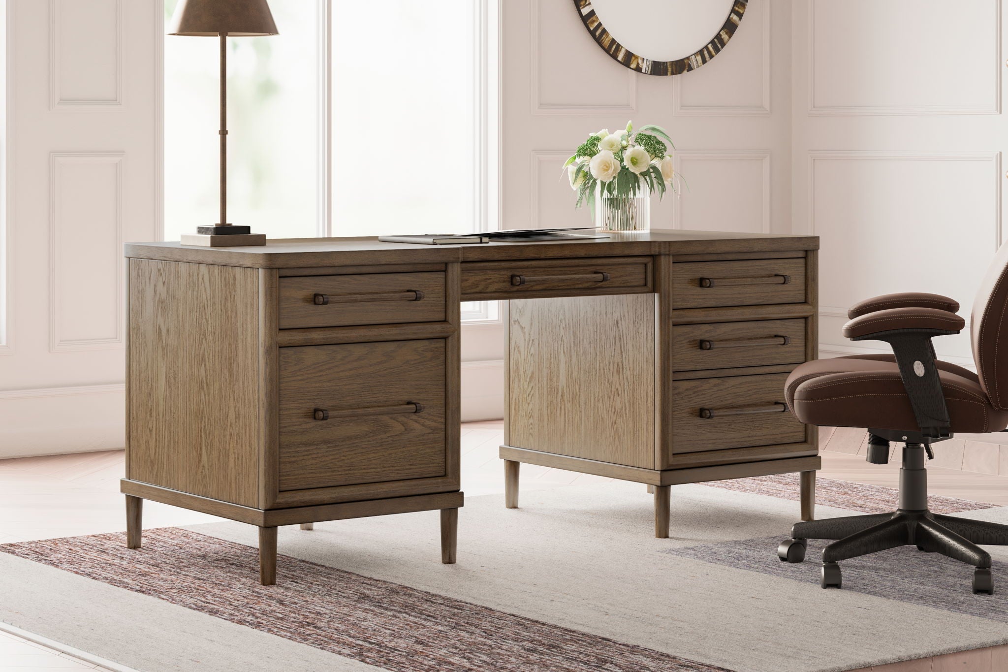 Roanhowe - Bureau à domicile - Marron