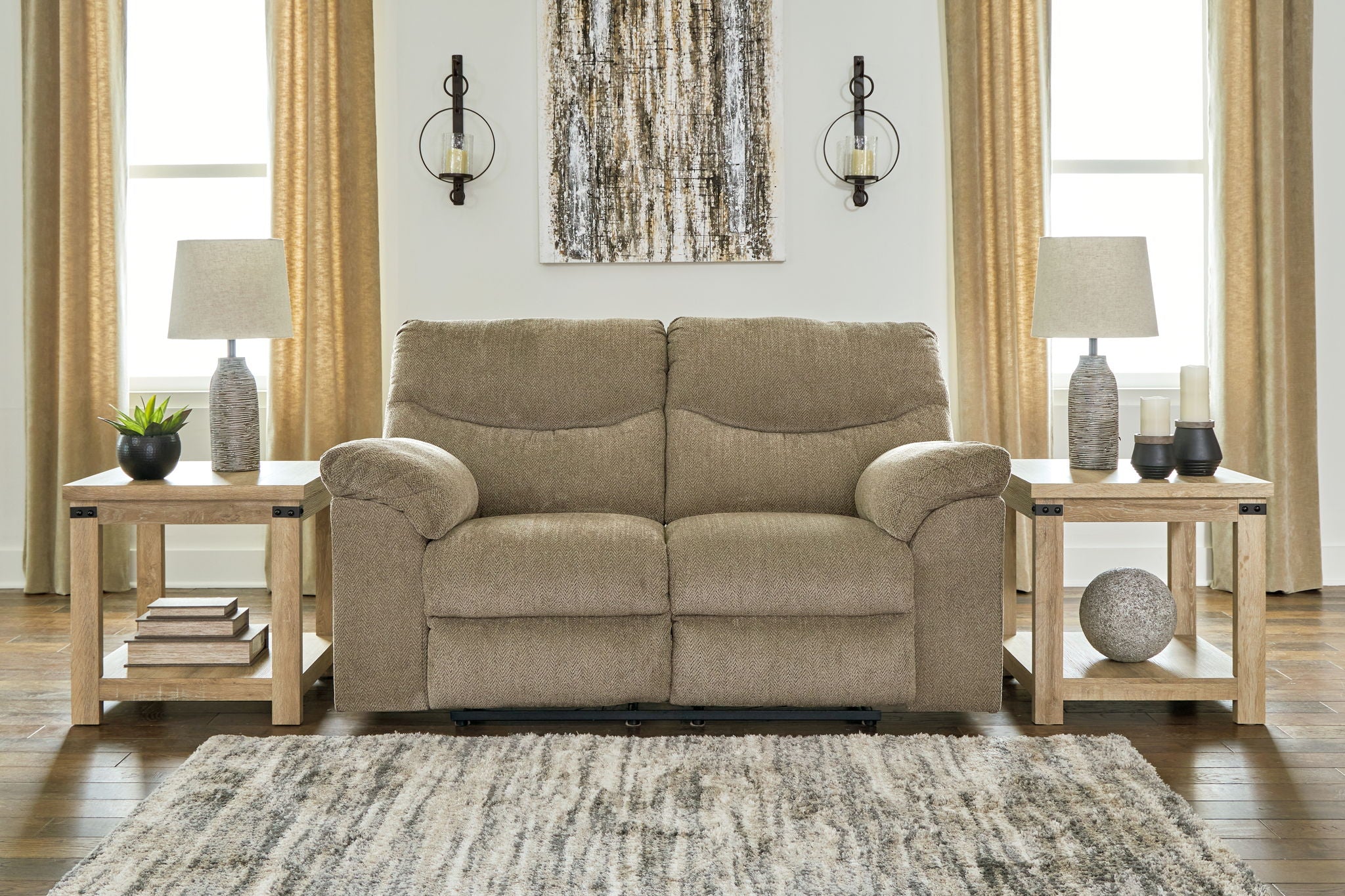 Alphons - Causeuse inclinable - Tissu - Briar