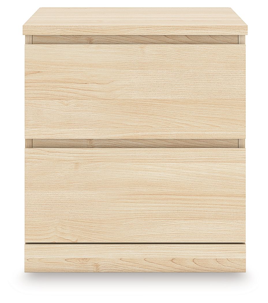 Onita - Table de chevet à deux tiroirs