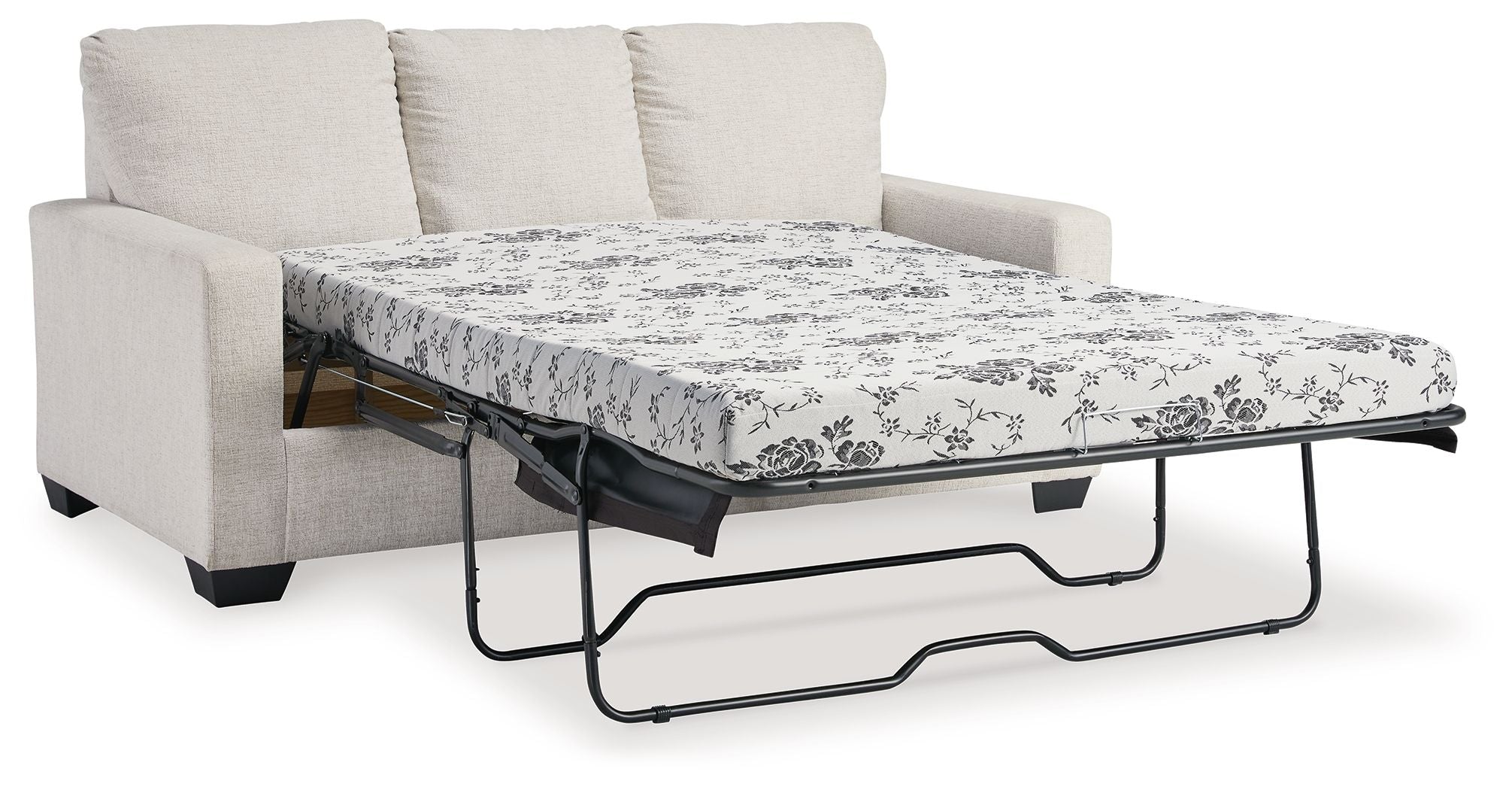 Rannis - Canapé-lit complet - Tissu - Snow