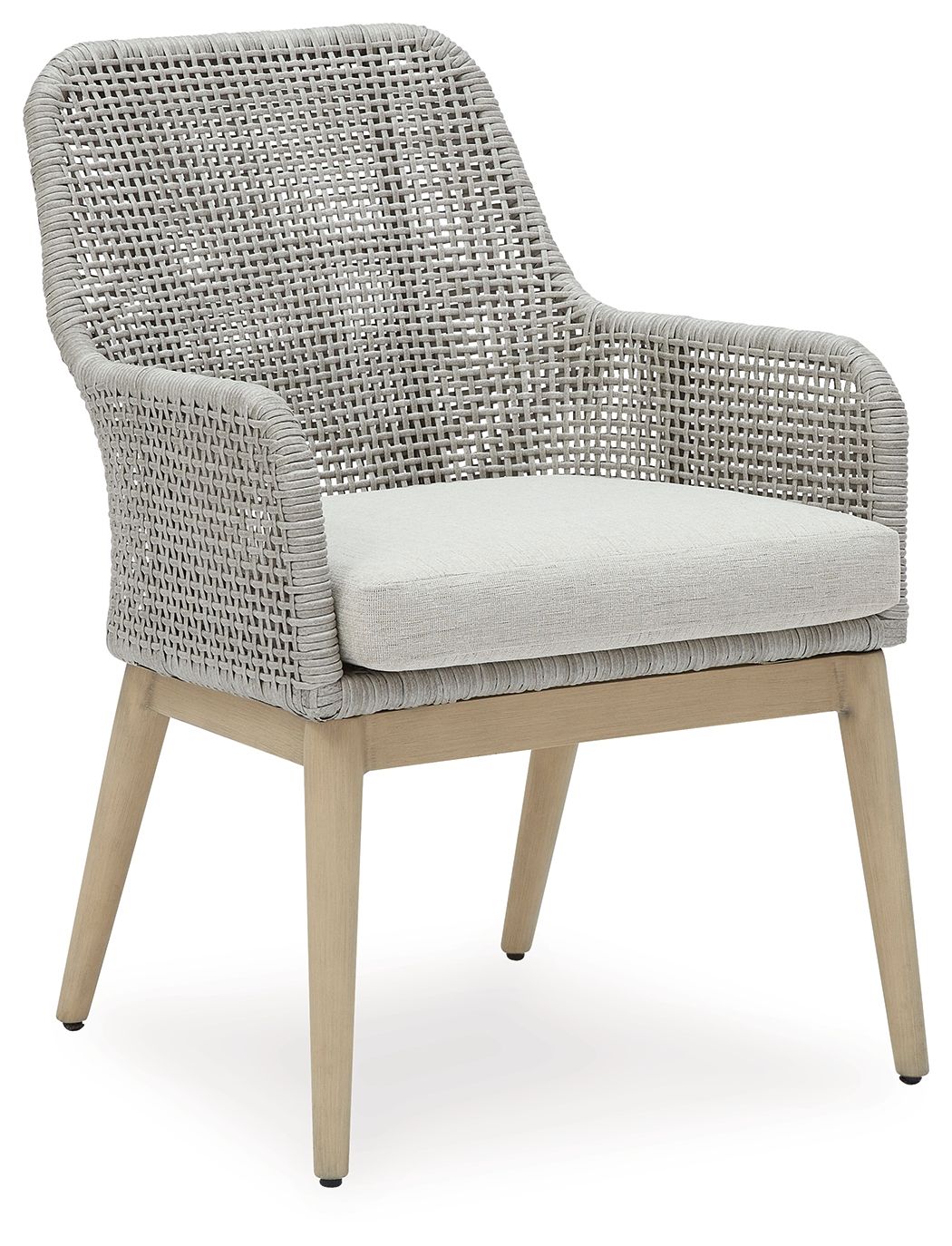 Seton Creek - Fauteuil avec coussin (Lot de 2) - Gris