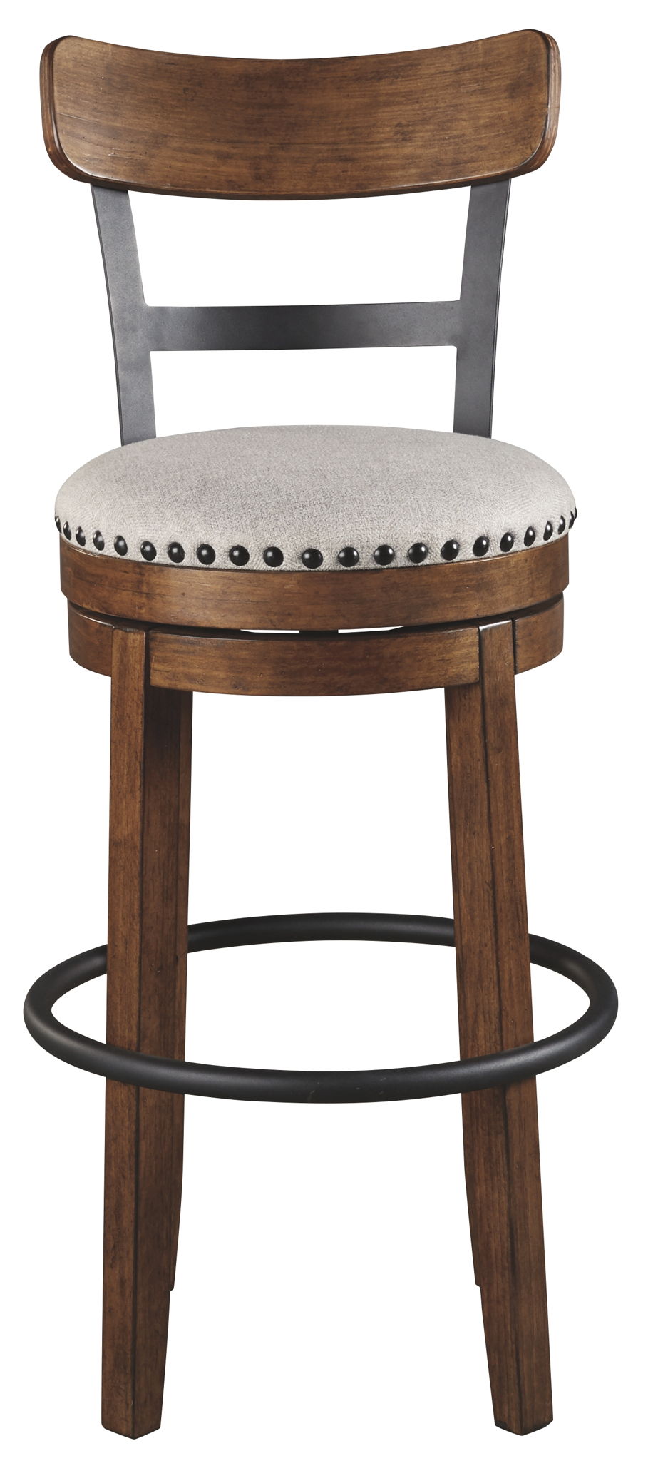 Valebeck - Tabouret de bar haut pivotant rembourré
