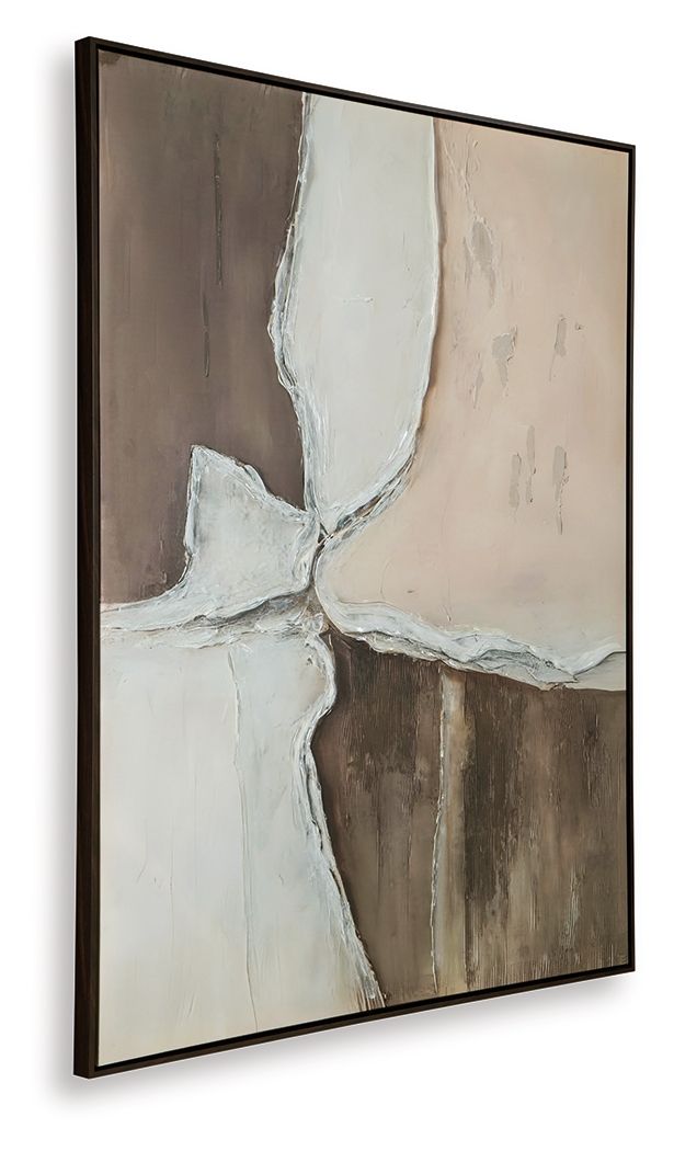 Junward - Décoration murale - Marron / Fauve / Blanc