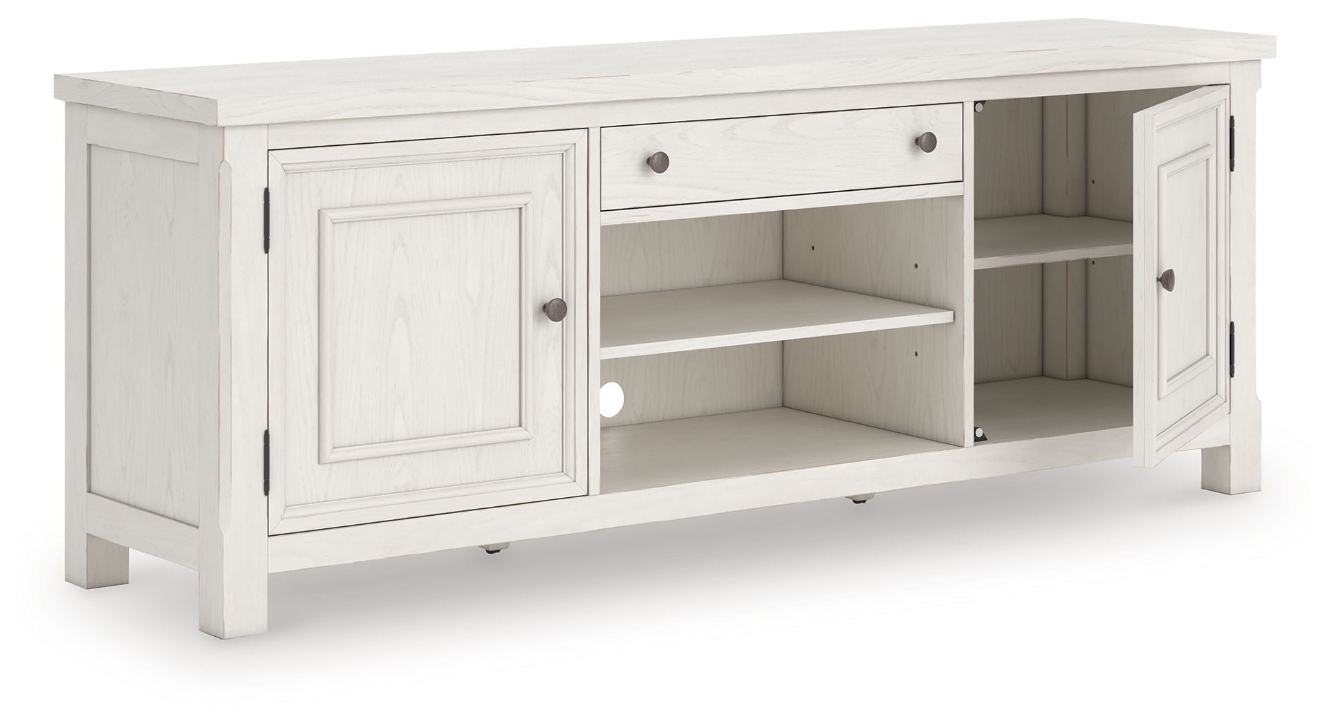 Robbinsdale - Meuble TV extra large - Blanc antique