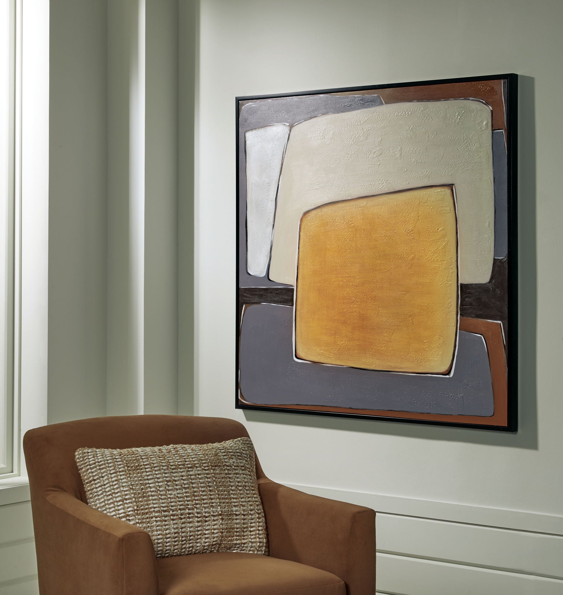 Actman - Décoration murale - Crème / Marron / Gris