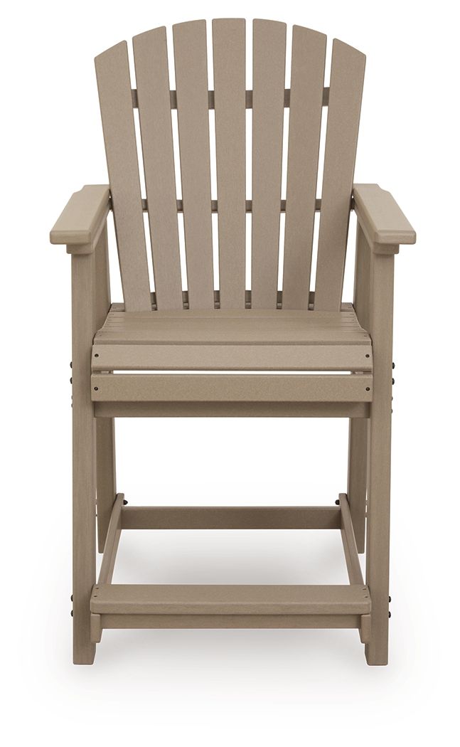 Seacliff Beach - Tabouret de bar (lot de 2) - Brun moyen