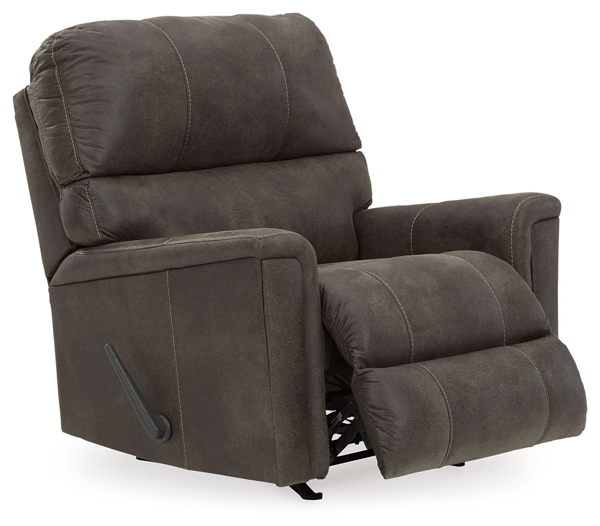 Navi - Fauteuil inclinable à bascule - Similicuir - Fumé