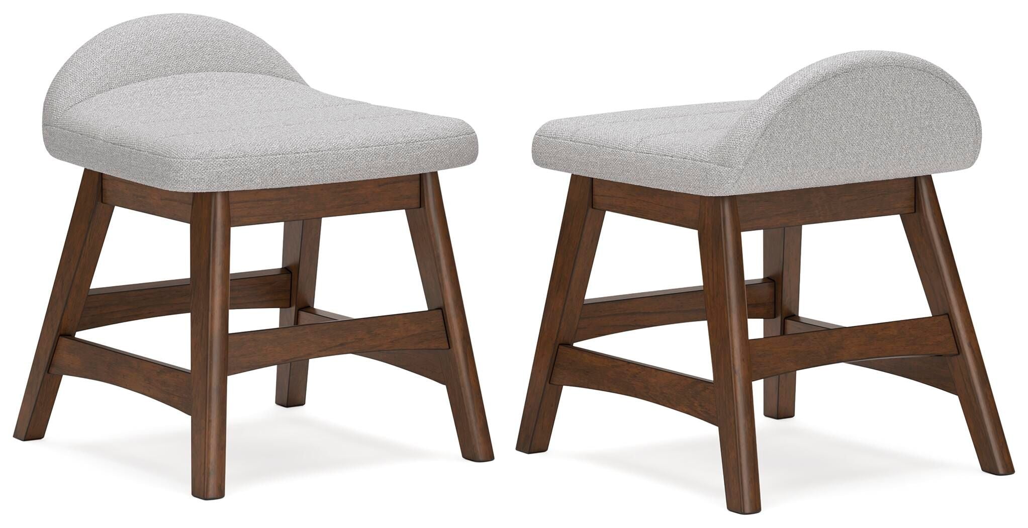 Lyncott - Chaise de bureau à domicile - Gris clair / Brun
