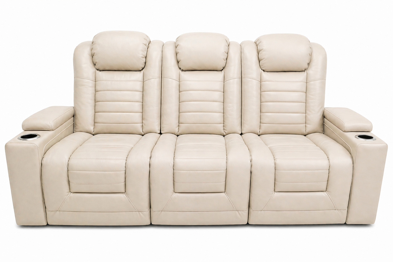 Apricot Power Reclining Console Sofa