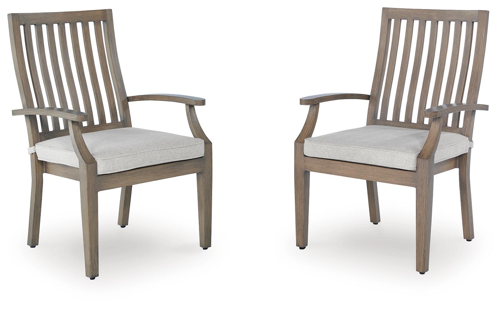 Rainier Ranch - Fauteuil avec coussin (Lot de 2) - Marron / Beige