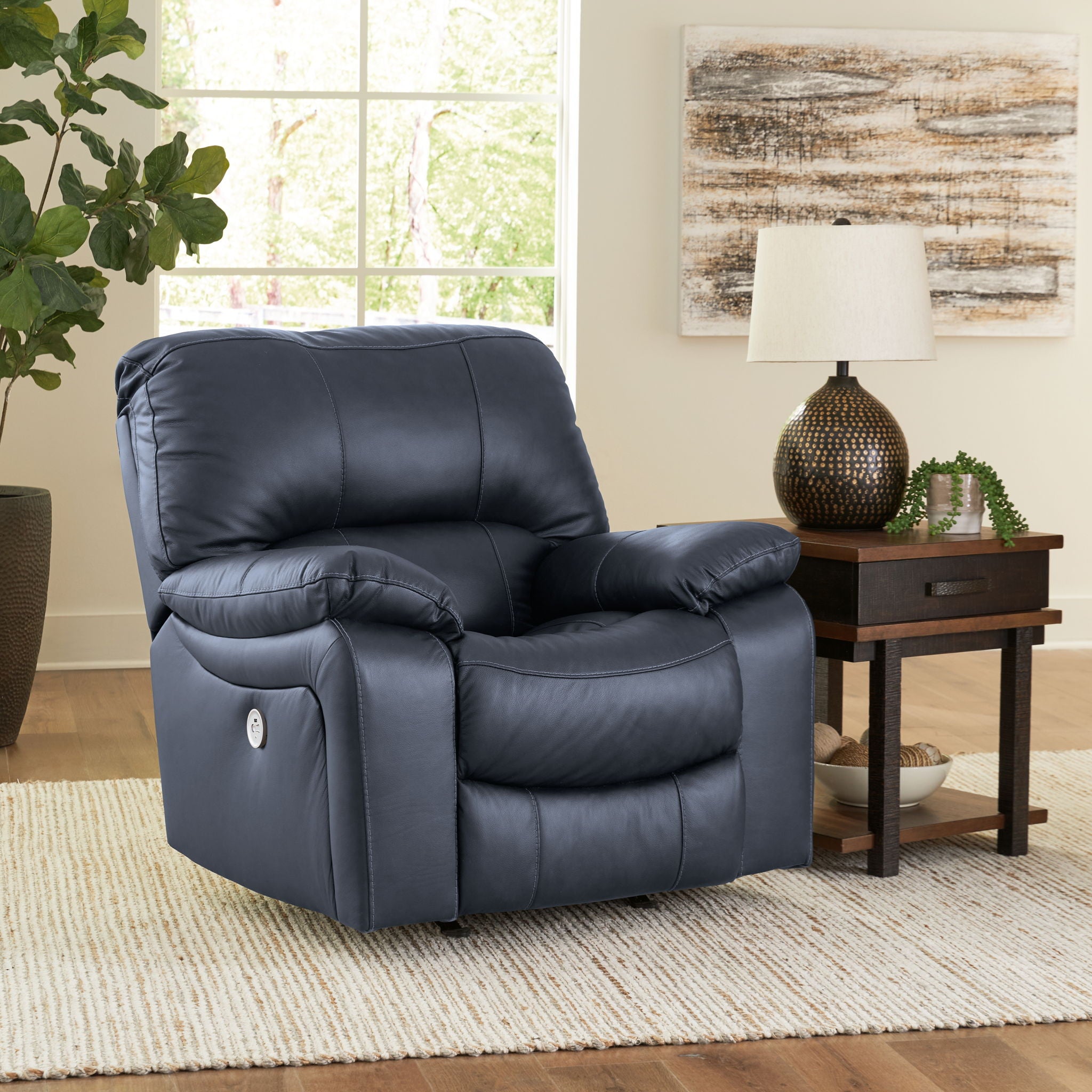 Fauteuil à bascule et inclinable Leesworth