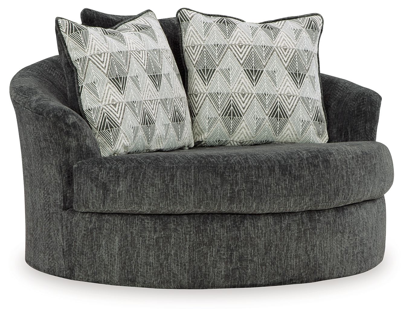Fauteuil d'appoint pivotant surdimensionné Biddeford - Shadow