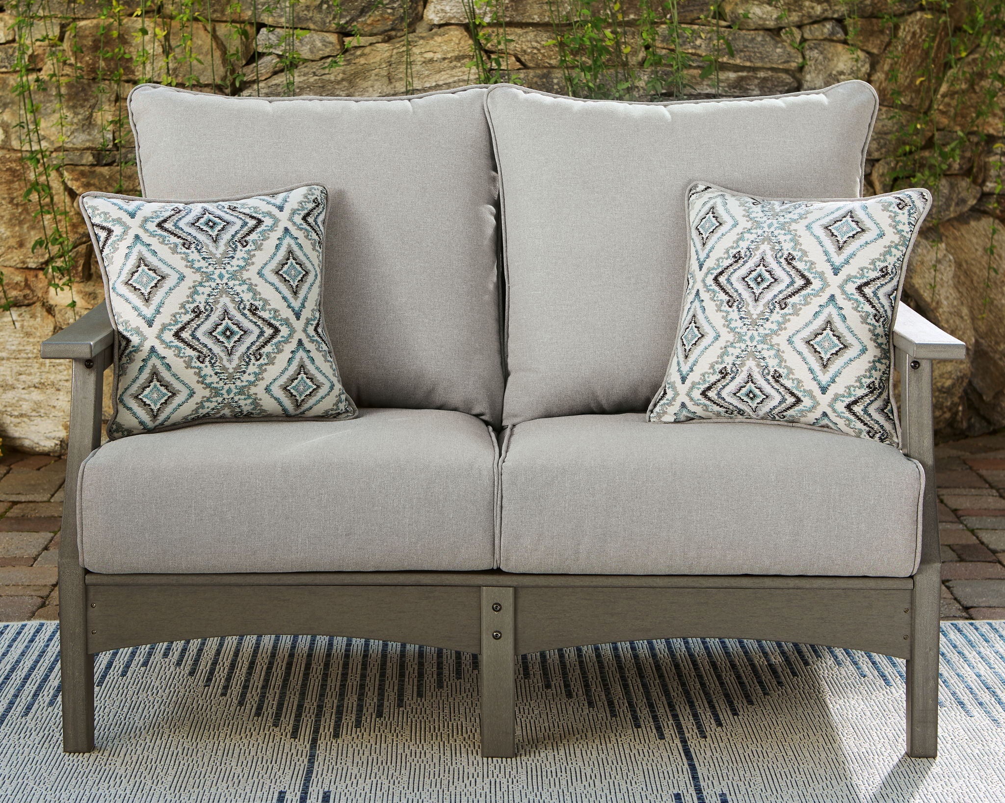 Visola - Causeuse avec coussin - Gris