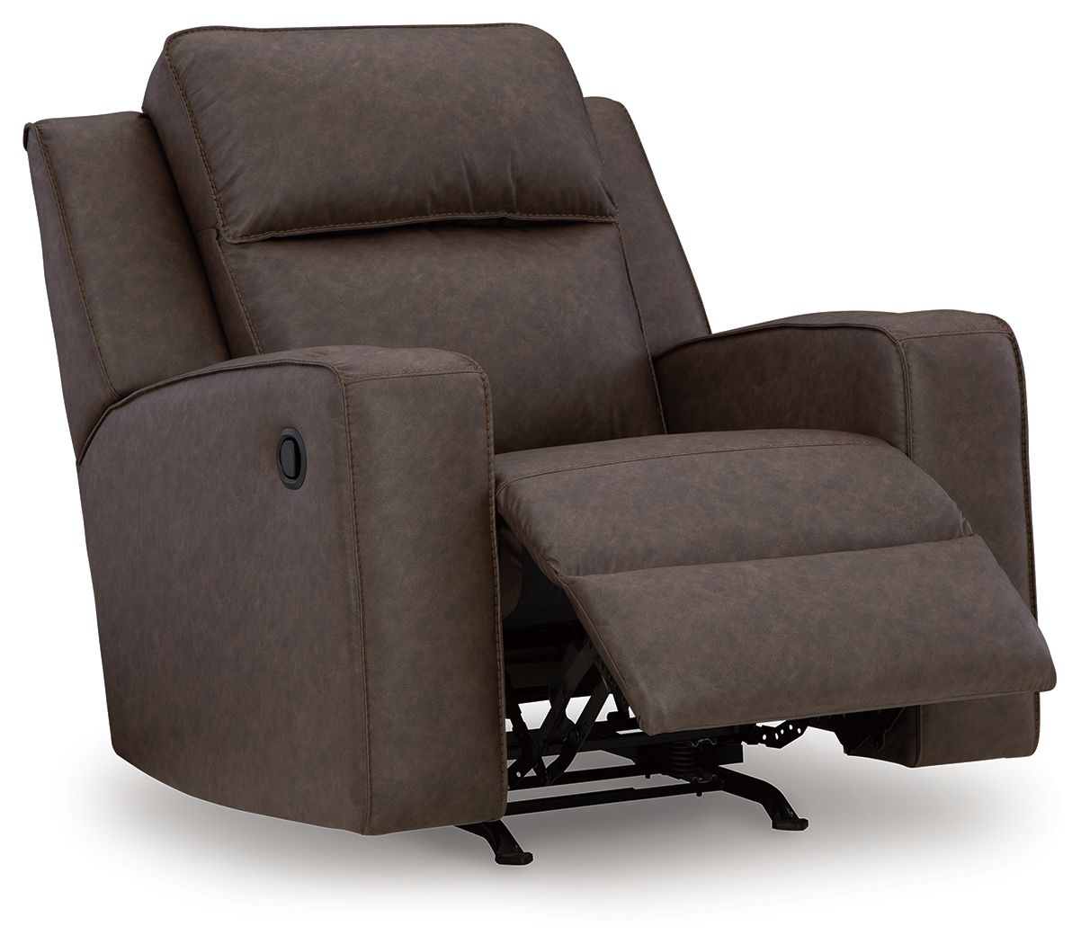 Lavenhorne - Fauteuil inclinable à bascule - Similicuir - Granite